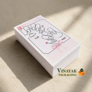 100 Pcs Fake Nail Display Card | Press-On Nail Packaging Cards (3.5*6 inch)