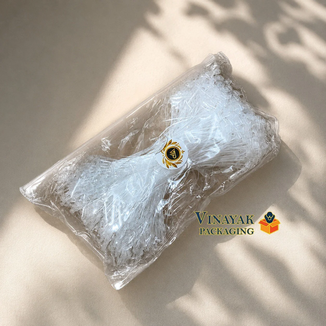 Transparent Plastic Loop Pin Lock Fasteners – 500 Pcs