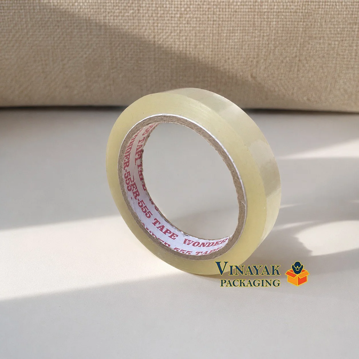 1 Inch Transparent Wonder Tape Roll – 150 Meter Clear Adhesive Packaging Tape