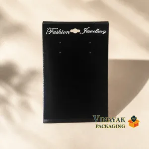 Black Velvet Earring Display Card - pack of 100 (size 4*2.5 inch)