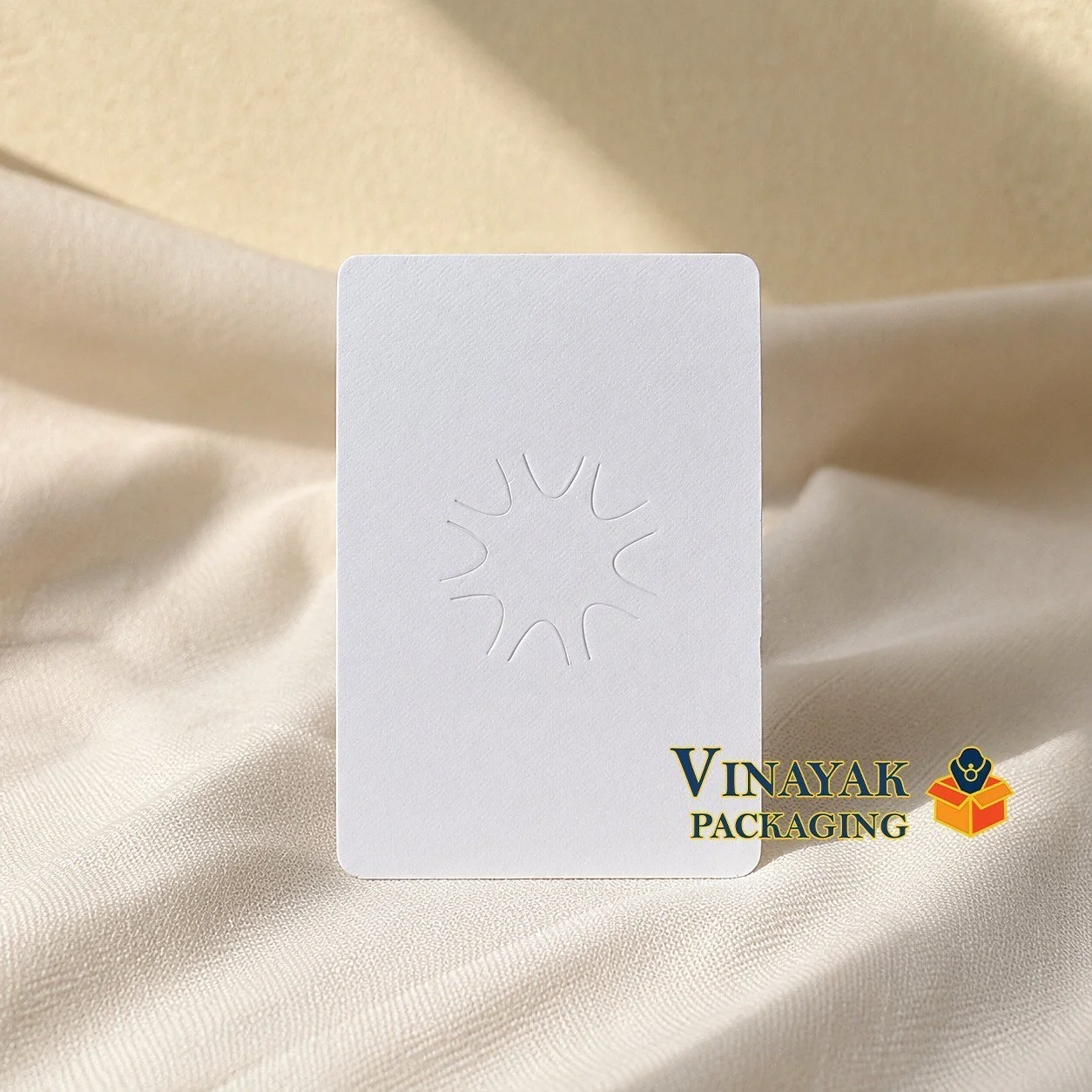Hair Tik Tik Pin Display Card | White Jewellery Display Card for Hair Snap Clips (Pack of 100)