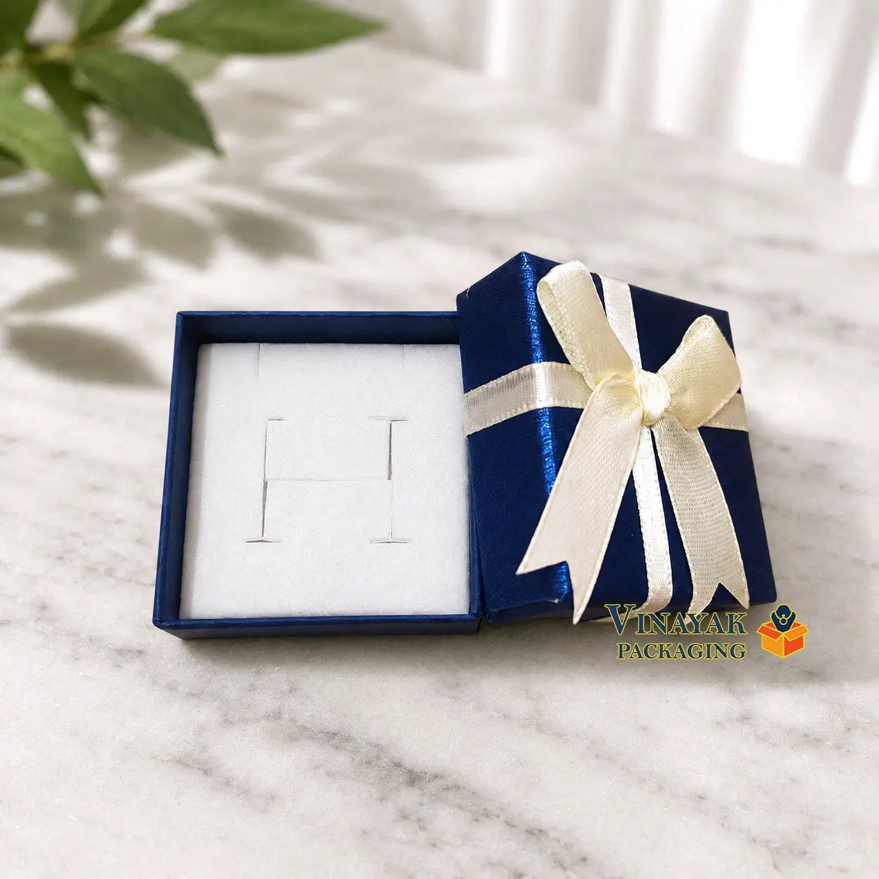24 Pcs Premium Gift Jewelry Box Set with Satin Ribbon Bow | Ring, Earrings, Pendant & Small Gift Packaging Boxes (2*2 inch)