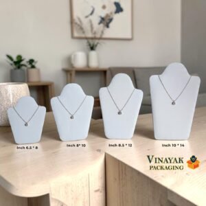 Velvet Necklace Display Bust Stand for Jewellery & Chain Display | Pendant Necklace Holder Dummy