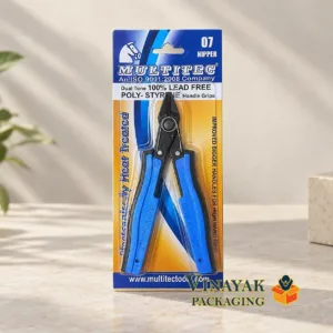 MULTITEC 07 Nipper Wire Cutter with Dual Tone Handle Grip | Precision Cutting Pliers for Electronics, Jewellery & Electrical Work