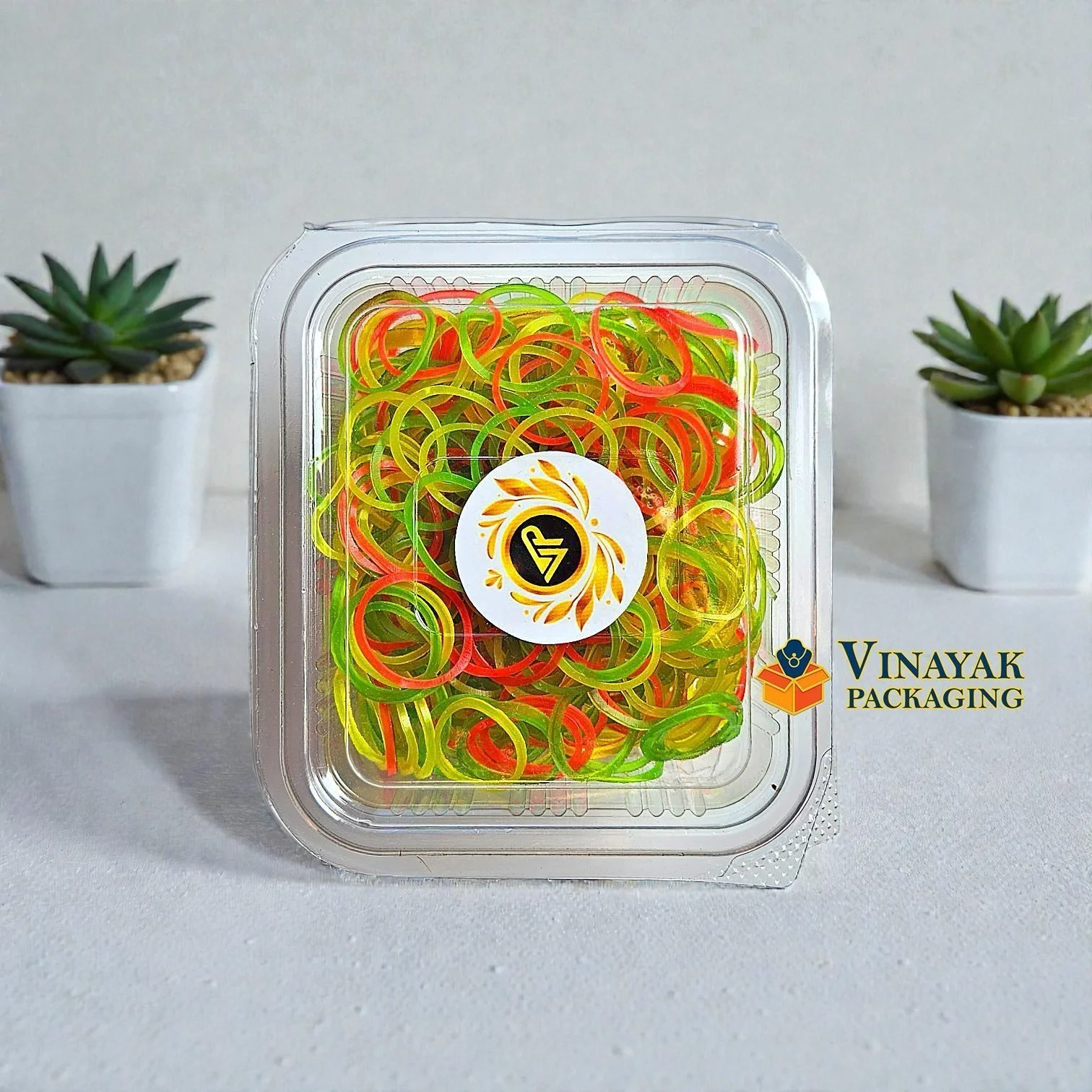 Multicolor Rubber Bands for Packaging & Office Use | Strong Elastic Bands