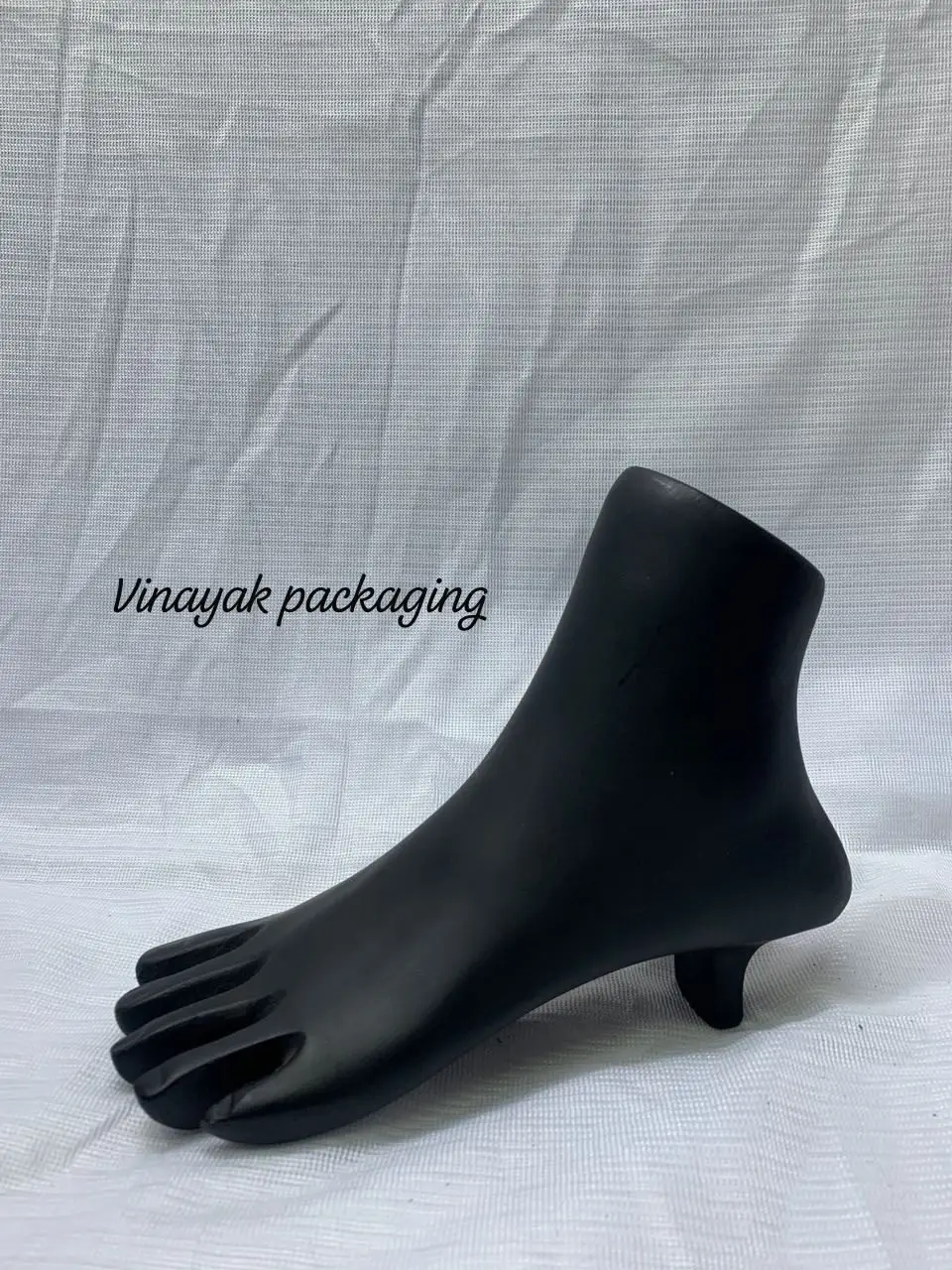 Black Foot Anklet & Payal Jewellery Display Stand – Matte Finish Retail Showcase