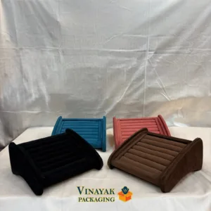 Velvet Ring Display Stands in Multicolor 1 PCS