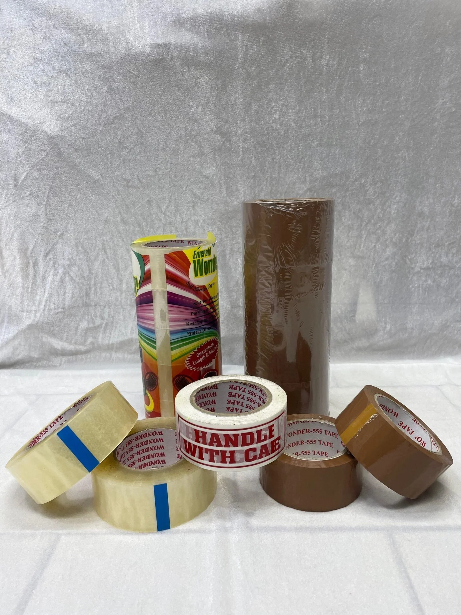 Packaging Adhesive Tapes – Clear, Brown & Printed Handle With Care Tape