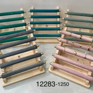 Multi-Tier Velvet Ring Display Stand