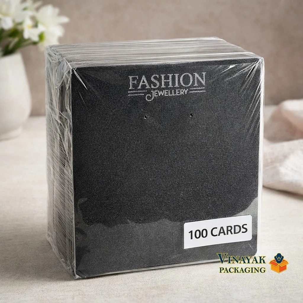Fashion Jewellery Display Cards for Necklace & Earrings – Pack of 100 (inch 4.5*6)