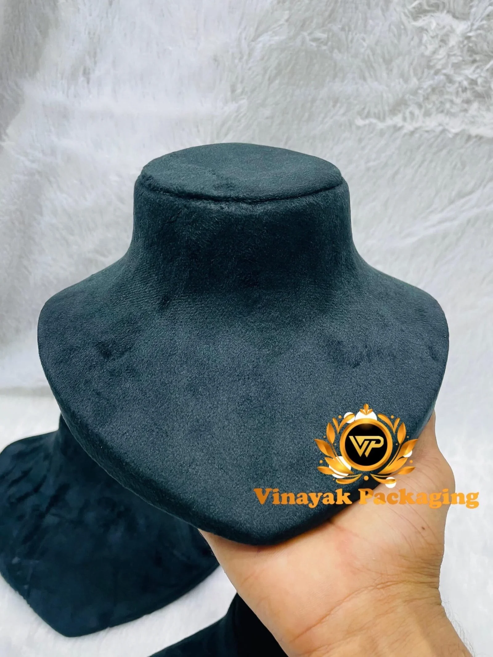 Velvet Choker Necklace Display Bust | Premium Jewellery Display Stand