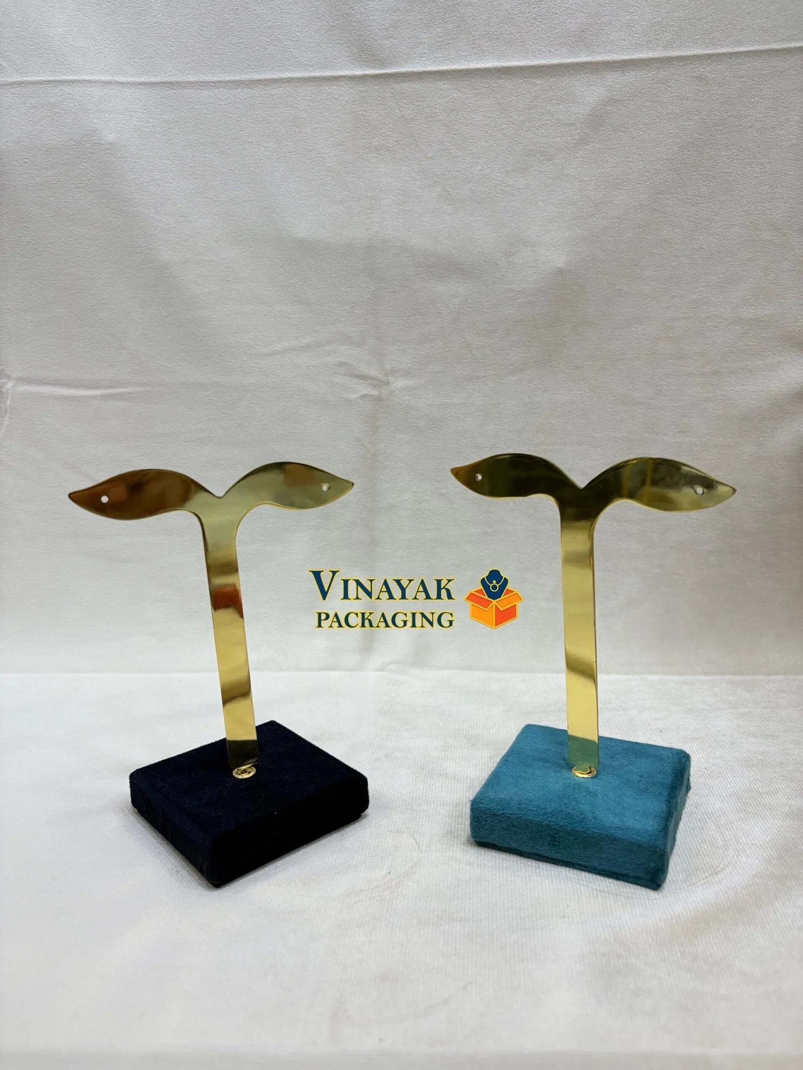 Gold Metal Earring Display Stands - 1pcs