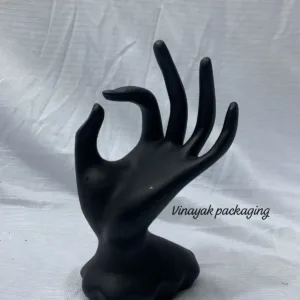 Elegant Black ring Hand Display Stand