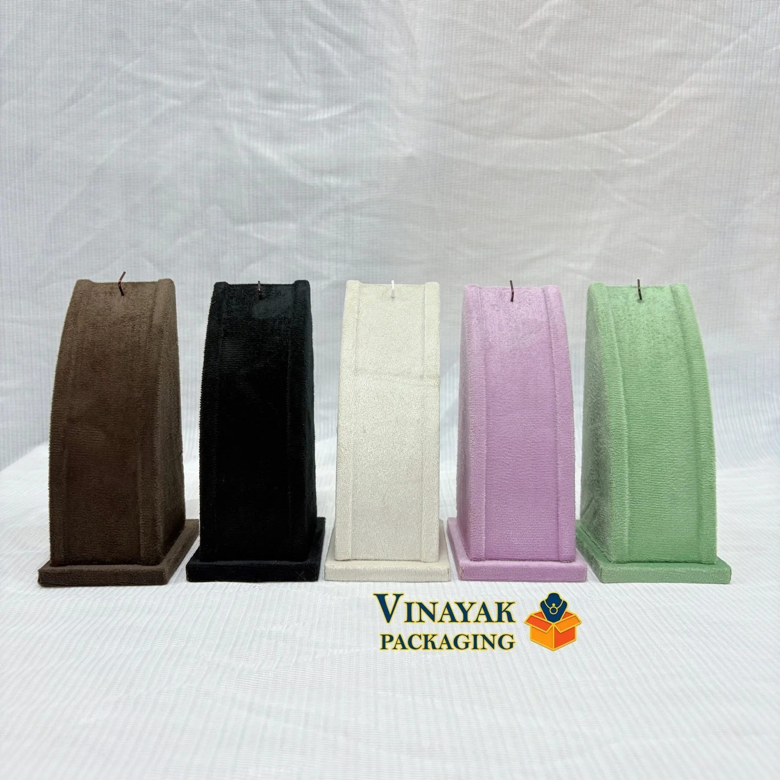 Velvet Bracelet & Watch Display Stands – Multi-Colour Collection