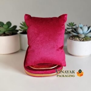 Premium Velvet Watch & Bracelet Display Stand – Jewellery Bangle Wrist Watch Holder with Cushion Pillow
