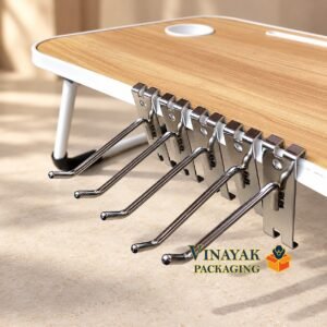 Stainless Steel Clip-On Display Grill Hooks for Table & Shelf Edge – Heavy Duty Metal Hanging Hooks